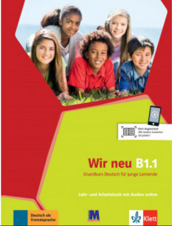 Вивчення іноземних мов: WIR neu B1.1 Lehr- und ArbeitStudents Bookuch mit Audio-online Підручник та робочий зошит [Методика]