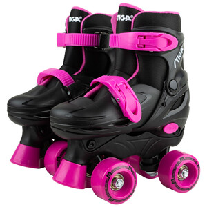 Детский транспорт: Роликовые коньки Twirler (черные с розовым), размер 34-37, Stiga