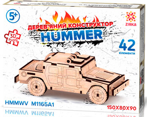 Игры и игрушки: Hummer, деревянный конструктор, Зірка