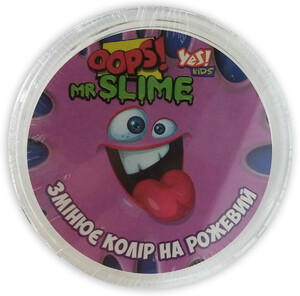 Лепка и пластилин: Мистер Слайм, Пластичная масса Oops! хамелеон (розовый), 60 г, Yes Kids