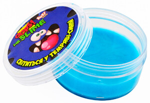 Ліплення та пластилін: Мистер Слайм, Пластичная масса Oops! светлячок (синий), 45 г, Yes Kids