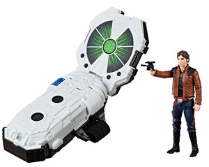 Ігри та іграшки: Интерактивный браслет Force Link 2.0 и фигурка Хан Соло (9,5 см), Star Wars