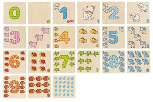 Начальная математика: Учимся считать, игра-мемо, Goki