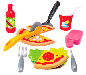 Игры и игрушки: Кейс с пиццей с аксессуарами, Ecoiffier