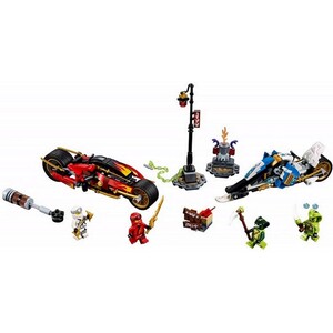 Ігри та іграшки: LEGO® - Мотоцикл із мечами Кая та снігомобіль Зейна (70667)