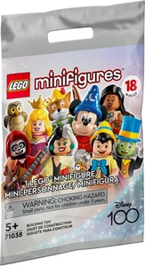 Наборы LEGO: Мініфігурка LEGO Minifigures 100 років Дісней у закритій упаковці 71038