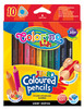 Карандаши цветные трехгранные с точилкой, 10 цветов, Colorino