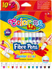 Фломастеры Junior 12 цветов (10 стандартных и 2 флуорисцентных), Colorino