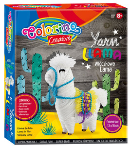 Виготовлення іграшок: Лама, набор кукла-мотанка, Colorino
