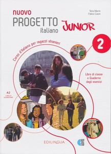 Progetto Italiano Junior Nuovo 2 Libro & Quaderno + audio + video (QR code) [Edilingua]