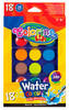 Фарби акварельні великі таблетки, 18 кольорів, Colorino