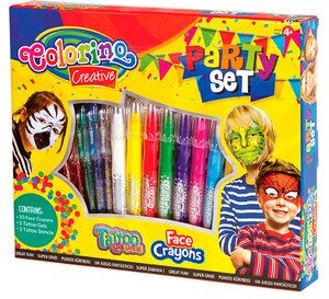 Подарочный набор красок для лица Party set, Colorino