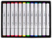 Маркеры трехгранные двухсторонние для эскизов и скетчей, серия Artist, 12 цветов, Colorino дополнительное фото 1.
