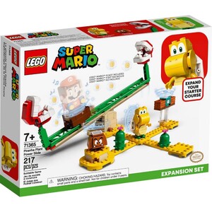 Ігри та іграшки: Конструктор LEGO Super Mario Потужна атака Рослини-піраньї. Додатковий набір 71365
