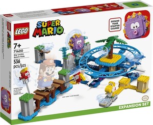 Игры и игрушки: Конструктор LEGO Super Mario Додатковий набір «Поїздка пляжем великого їжака» 71400