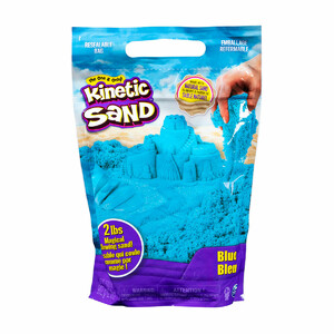 Лепка и пластилин: Кинетический песок для детского творчества — Синий, 907 г, Kinetic Sand