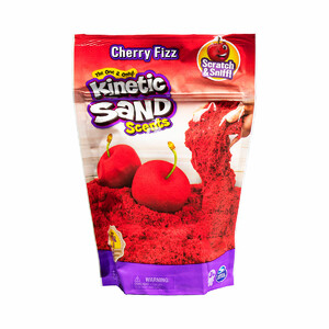 Кинетический песок для детского творчества с ароматом «Вишневая шипучка», 227 г, Kinetic Sand