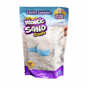 Ліплення та пластилін: Пісок для дитячої творчості з ароматом «Ванільний капкейк», Kinetic Sand