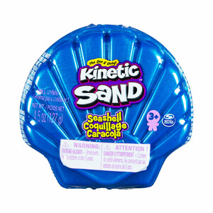 Ліплення та пластилін: Кінетичний пісок для дитячої творчості «Мушля блакитна», 127 г, Kinetic Sand