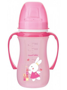 Чашки: Кружка тренировочная EasyStart, 120 мл, розовая, Sweet Fun, Canpol babies