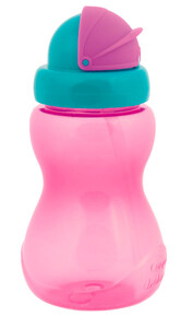 Поїльники, пляшечки, чашки: Поильник спортивный с трубкой (малый), розовый, Canpol babies