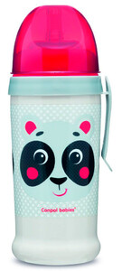 Поильники, бутылочки, чашки: Бидончик с силиконовой насадкой Hello Little коала, 350 мл., бежевый, Canpol babies
