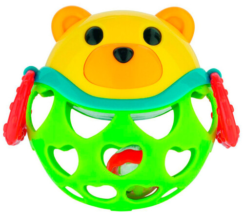 Брязкальця і прорізувачі: Іграшка з брязкальцем Зелений Ведмедик, Canpol babies
