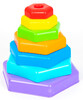 Іграшка розвивальна Пірамідка-веселка в коробці, Wader