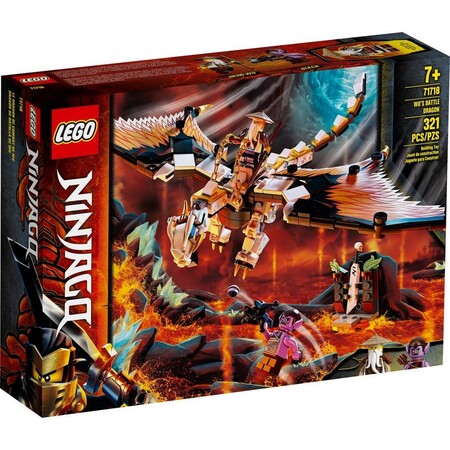 Наборы LEGO: Конструктор LEGO Ninjago Боевой дракон Мастера Ву 71718