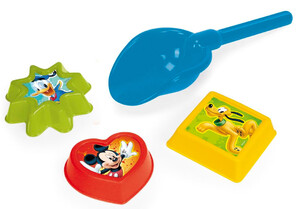 Игры и игрушки: Лопатка, 3 формочки, Микки Маус и друзья, Disney, Wader