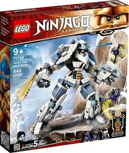 Игры и игрушки: Конструктор LEGO Ninjago Битва робота-титана Зейна 71738