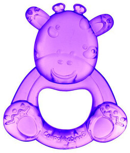 Погремушки и прорезыватели: Игрушка-прорезыватель с водой Жирафка (фиолетовый), Canpol babies