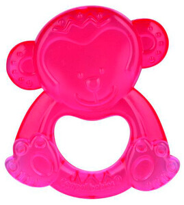 Розвивальні іграшки: Іграшка-прорізувач з водою Мавпочка (червоний), Canpol babies