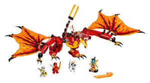 Игры и игрушки: Конструктор LEGO Ninjago Атака огненного дракона 71753