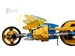 Конструктор LEGO Ninjago Мотоцикл золотого дракона Джея 71768 дополнительное фото 4.