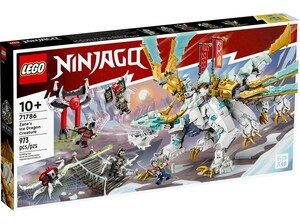 Ігри та іграшки: Конструктор LEGO Ninjago Істота Крижаний Дракон Зейна 71786