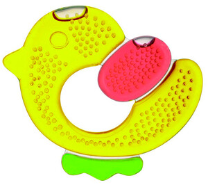 Розвивальні іграшки: Іграшка-прорізувач з водою Курча (жовтий), Canpol babies