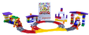 Игры и игрушки: Конструктор Мастер 3, железная дорога, 120 эл., Maximus