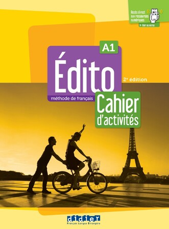 Иностранные языки: Edito A1 2e Edition Cahier d'activites + didierfle.app [Didier]