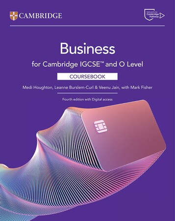 Бизнес и экономика: Cambridge IGCSE and O Level Business 4th Edition Coursebook with Digital Access (2 Years)