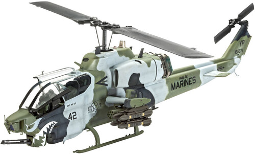 Сборные модели-копии: Сборная модель Revell Вертолет Bell AH-1W SuperCobra 1:48 (04943)