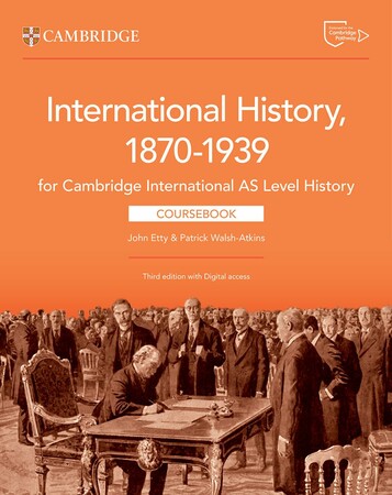 Історія: Cambridge International AS & A Level History International History 1870–1939 Coursebook with Digital