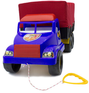 Ігри та іграшки: Волант фургон военный, синий с красным, Maximus