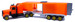 Мини-трак автотрейлер, оранжевый, Maximus дополнительное фото 1.