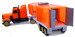 Мини-трак автотрейлер, оранжевый, Maximus дополнительное фото 2.