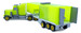 Мини-трак автотрейлер, светло-зеленый, Maximus дополнительное фото 2.