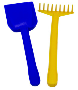 Развивающие игрушки: Песочный набор М-1, синий, желтый, Maximus