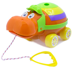 Развивающие игрушки: Каталка Гиппо пазл, оранжевый, Maximus