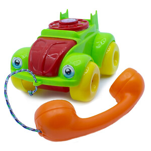Развивающие игрушки: Каталка Телефон средний, салатовый, Maximus