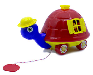Развивающие игрушки: Каталка Черепаха, красная, Maximus